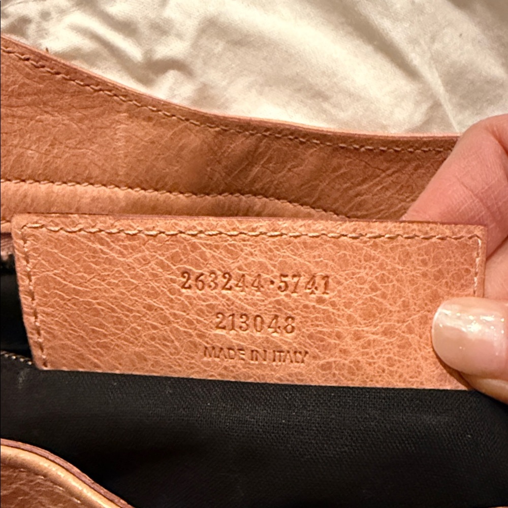 Balenciaga Peach Handbag with Silver Hardware - Picture 12 of 16